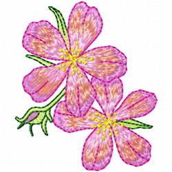 Flowers Embroidery Design 10